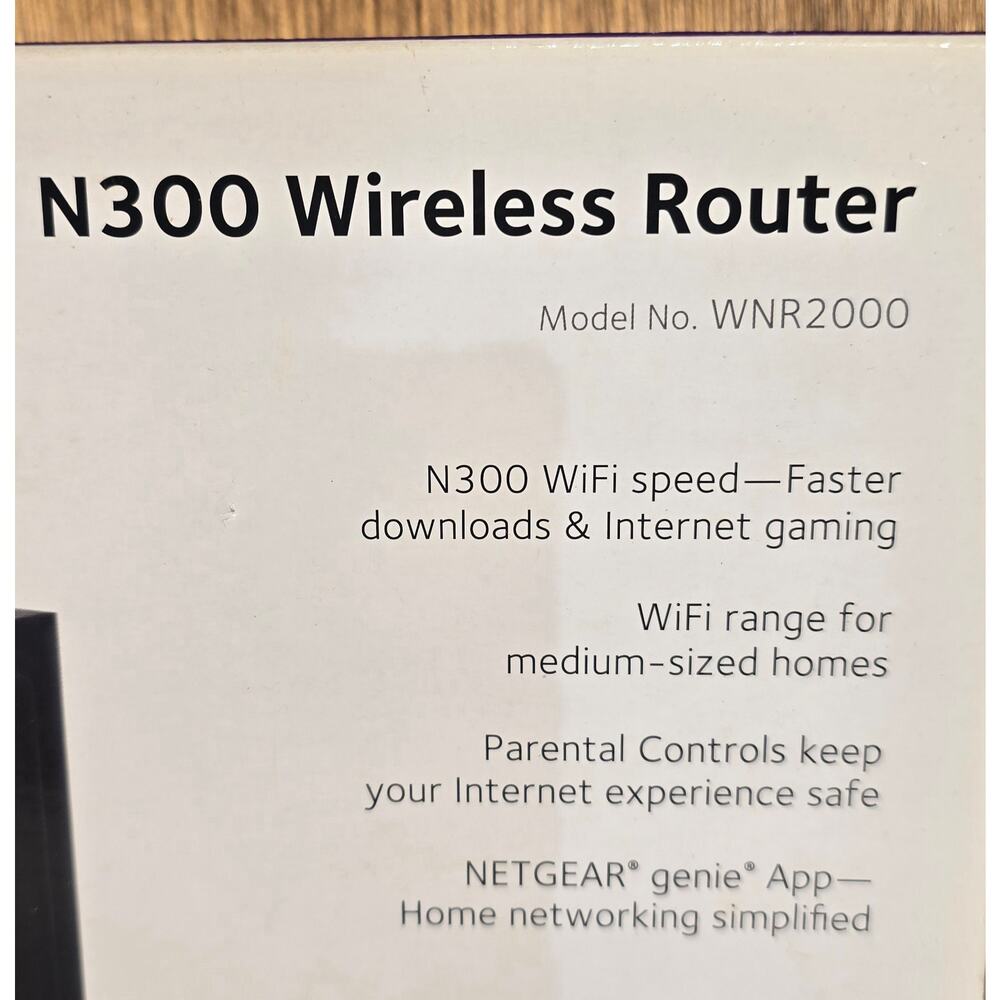 NETGEAR N300 Wireless Router WNR2000v4 WiFi Router - Picture 11 of 12